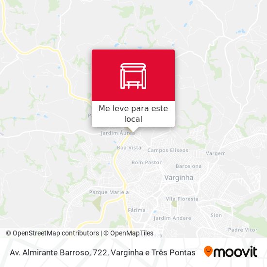 Av. Almirante Barroso, 722 mapa