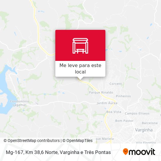 Mg-167, Km 38,6 Norte mapa