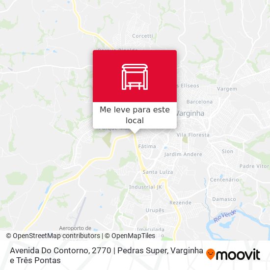 Avenida Do Contorno, 2770 | Pedras Super mapa