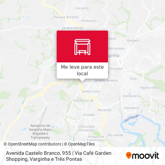 Avenida Castelo Branco, 955 | Via Café Garden Shopping mapa