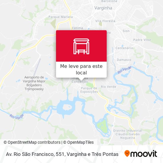 Av. Rio São Francisco, 551 mapa
