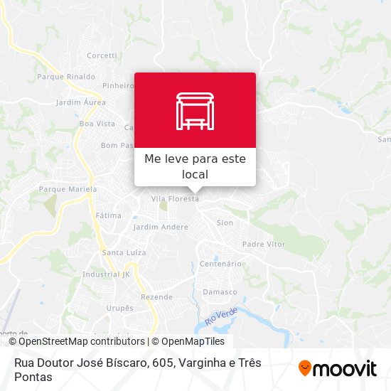 Rua Doutor José Bíscaro, 605 mapa