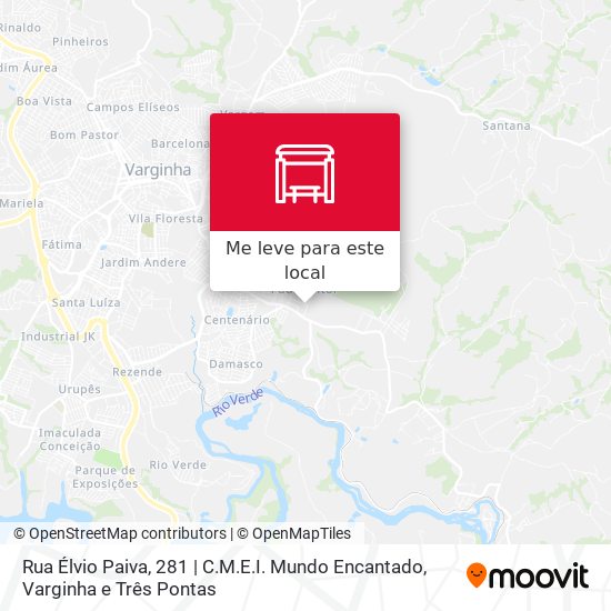 Rua Élvio Paiva, 281 | C.M.E.I. Mundo Encantado mapa