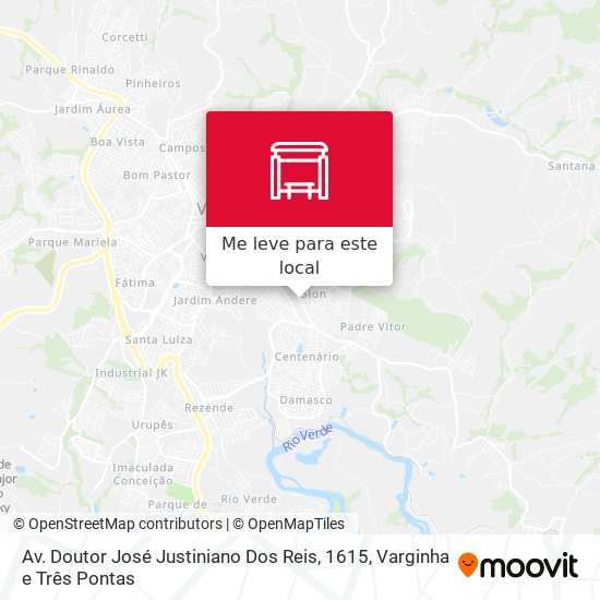Av. Doutor José Justiniano Dos Reis, 1615 mapa