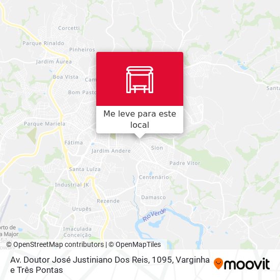 Av. Doutor José Justiniano Dos Reis, 1095 mapa