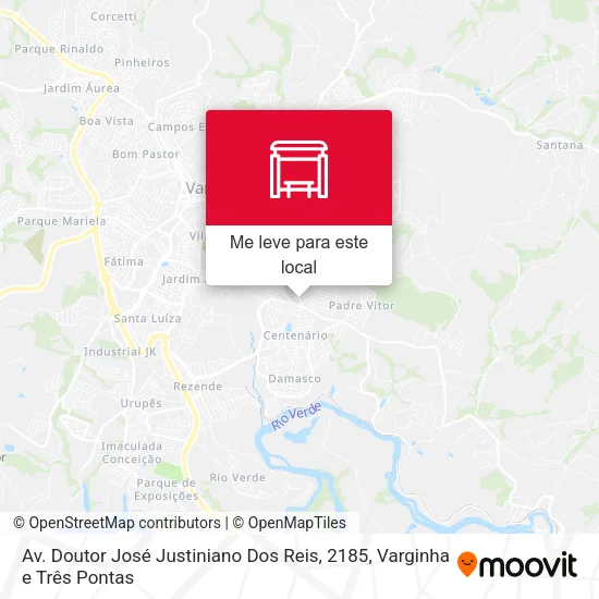 Av. Doutor José Justiniano Dos Reis, 2185 mapa