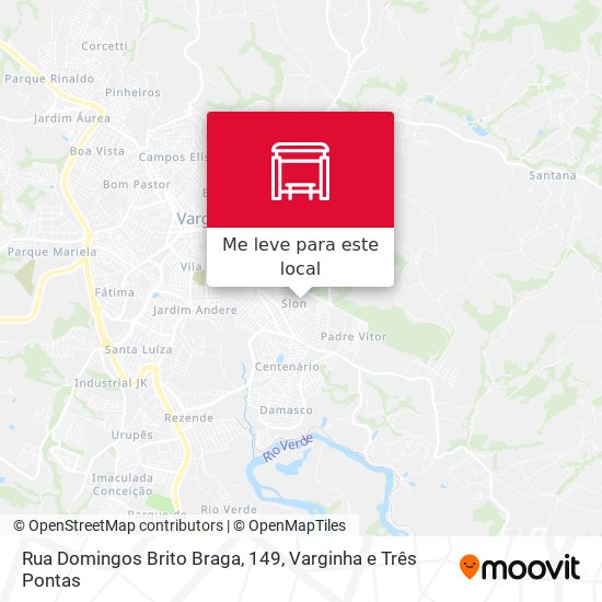 Rua Domingos Brito Braga, 149 mapa