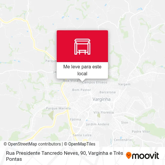 Rua Presidente Tancredo Neves, 90 mapa