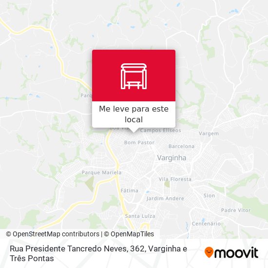 Rua Presidente Tancredo Neves, 362 mapa