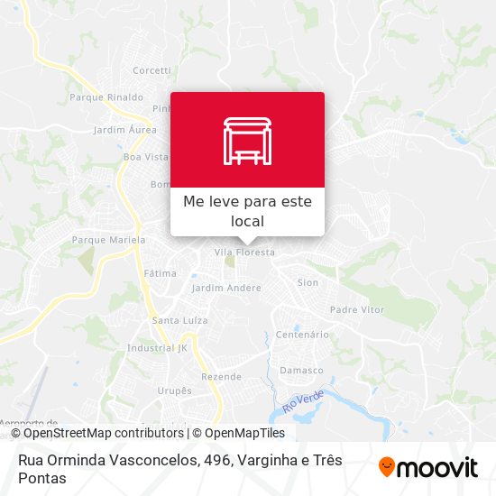 Rua Orminda Vasconcelos, 496 mapa