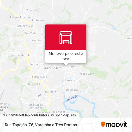 Rua Tapajós, 76 mapa