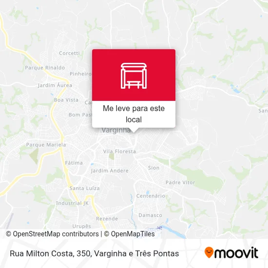 Rua Milton Costa, 350 mapa
