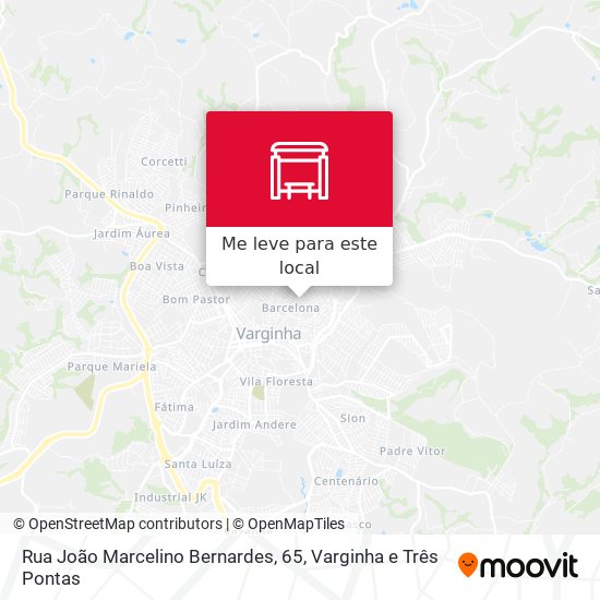 Rua João Marcelino Bernardes, 65 mapa