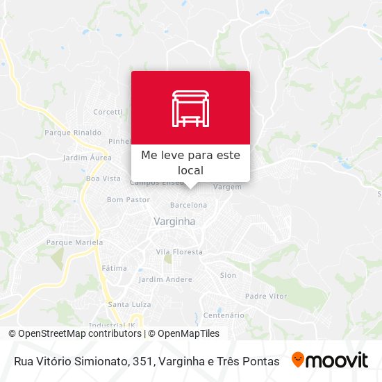 Rua Vitório Simionato, 351 mapa