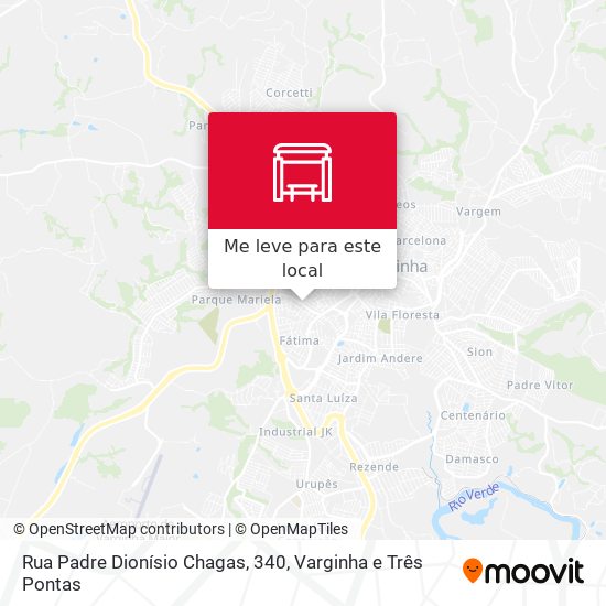 Rua Padre Dionísio Chagas, 340 mapa