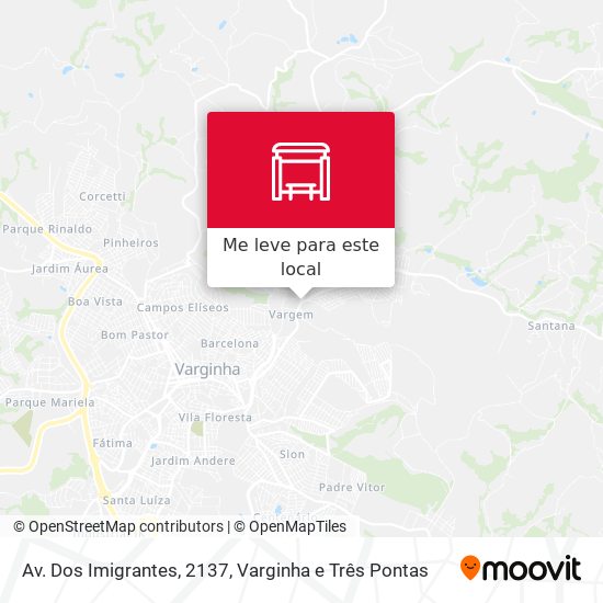 Av. Dos Imigrantes, 2137 mapa