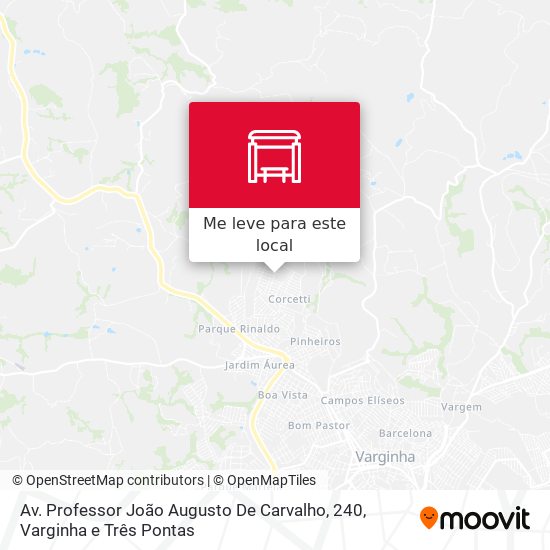 Av. Professor João Augusto De Carvalho, 240 mapa