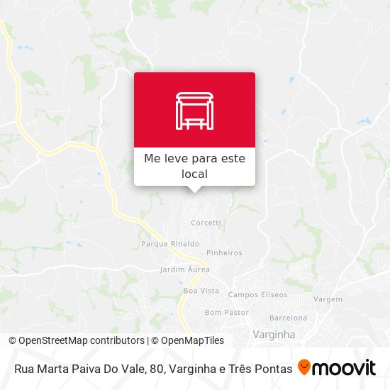 Rua Marta Paiva Do Vale, 80 mapa