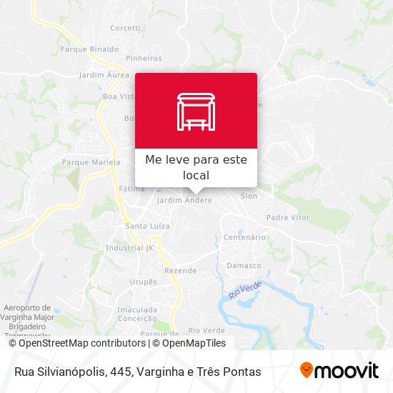 Rua Silvianópolis, 445 mapa