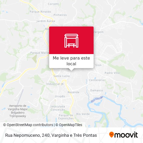 Rua Nepomuceno, 240 mapa