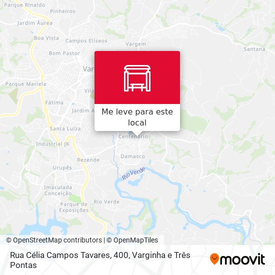 Rua Célia Campos Tavares, 400 mapa