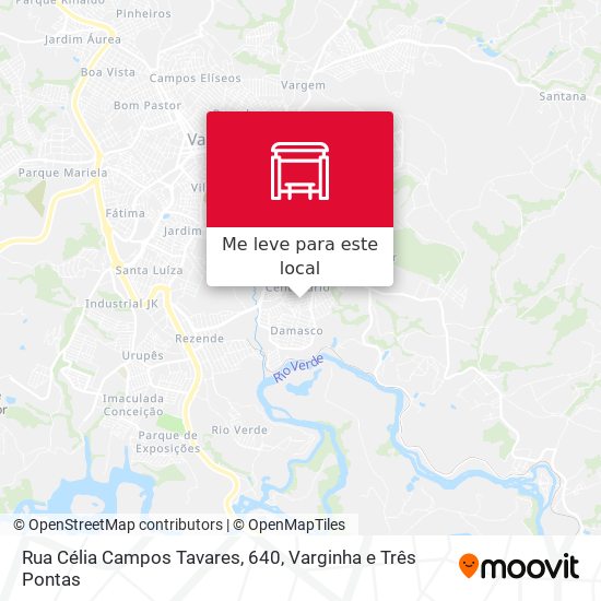 Rua Célia Campos Tavares, 640 mapa