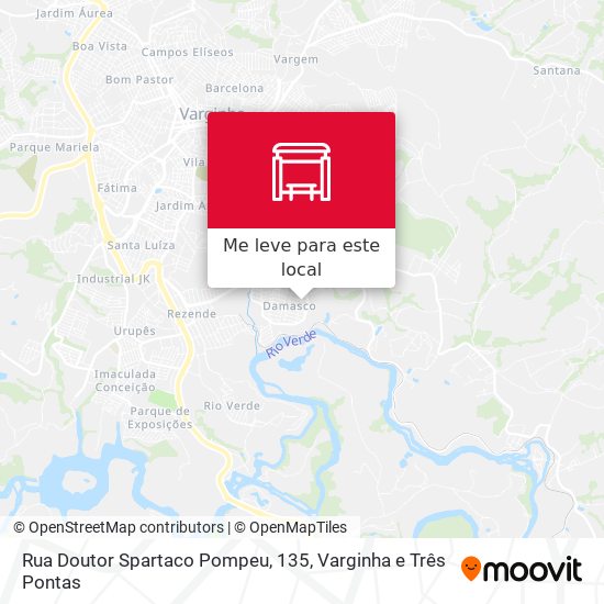 Rua Doutor Spartaco Pompeu, 135 mapa