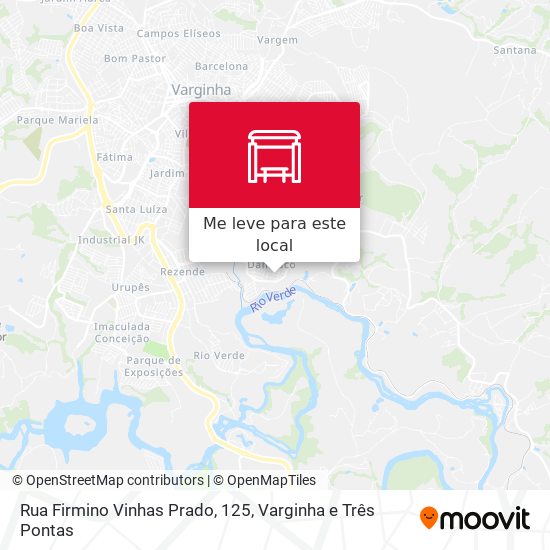 Rua Firmino Vinhas Prado, 125 mapa