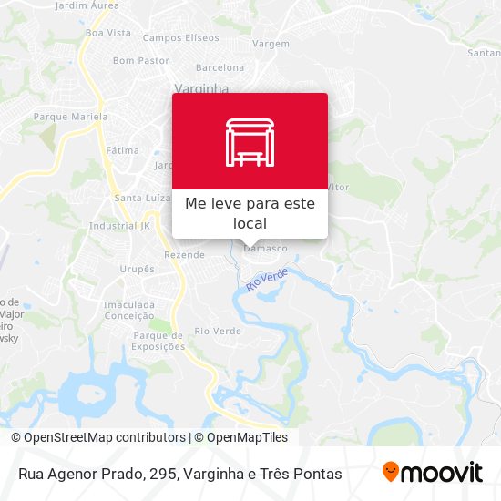 Rua Agenor Prado, 295 mapa