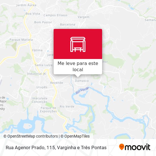 Rua Agenor Prado, 115 mapa