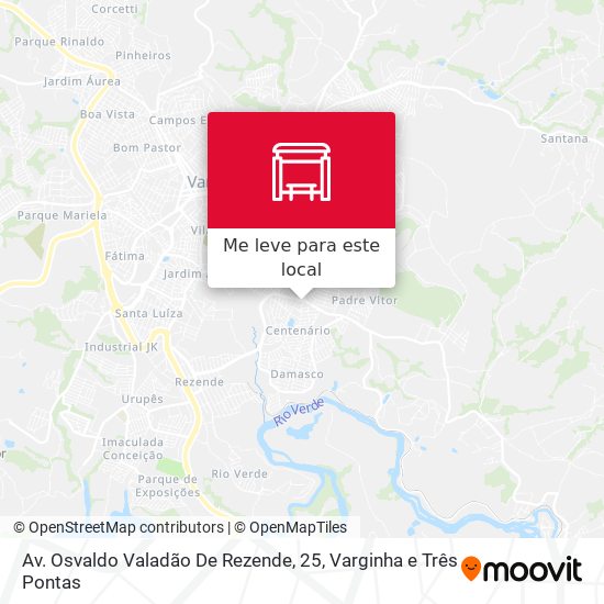 Av. Osvaldo Valadão De Rezende, 25 mapa