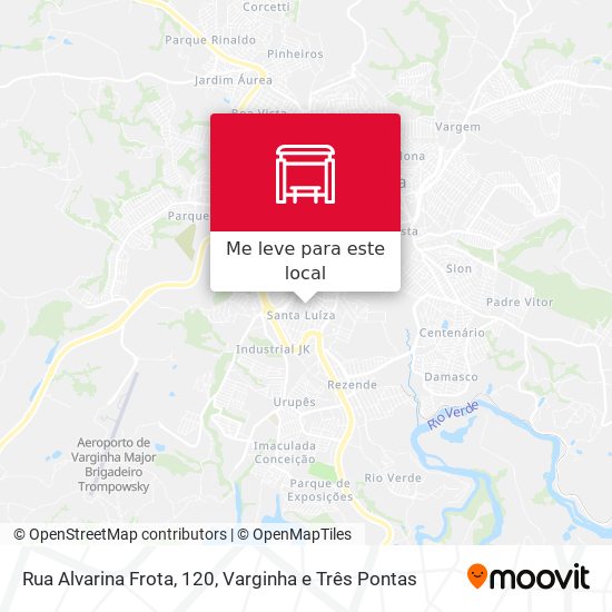Rua Alvarina Frota, 120 mapa