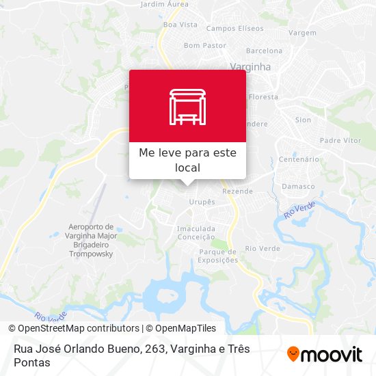 Rua José Orlando Bueno, 263 mapa