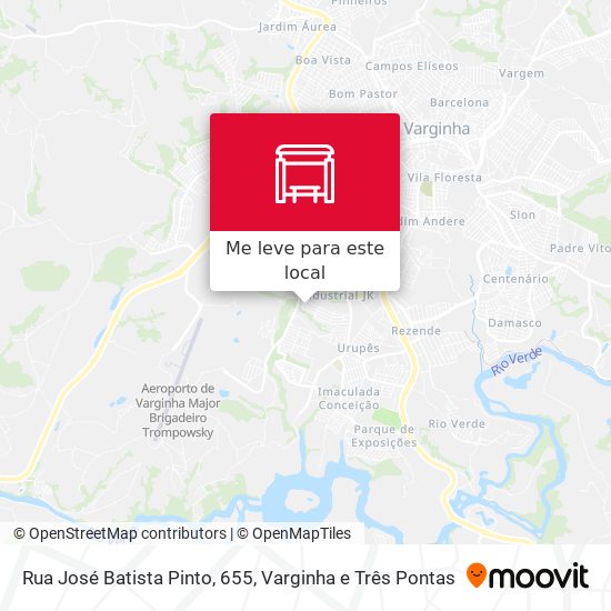 Rua José Batista Pinto, 655 mapa