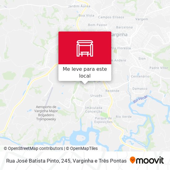 Rua José Batista Pinto, 245 mapa