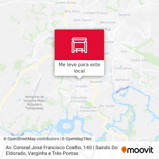 Av. Coronel José Francisco Coelho, 140 | Saindo Do Eldorado mapa