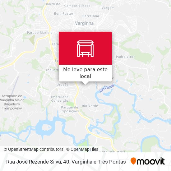 Rua José Rezende Silva, 40 mapa