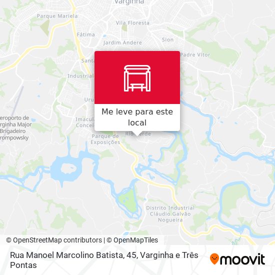 Rua Manoel Marcolino Batista, 45 mapa