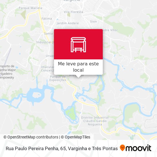 Rua Paulo Pereira Penha, 65 mapa