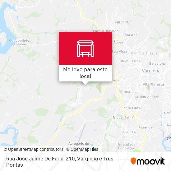 Rua José Jaime De Faria, 210 mapa
