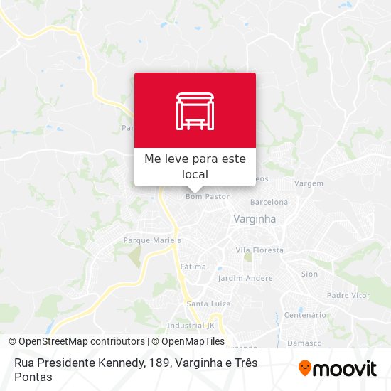 Rua Presidente Kennedy, 189 mapa