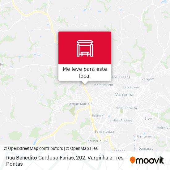 Rua Benedito Cardoso Farias, 202 mapa