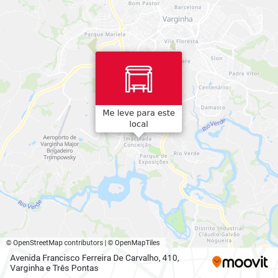 Avenida Francisco Ferreira De Carvalho, 410 mapa