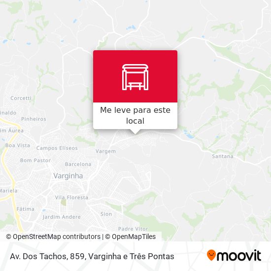 Av. Dos Tachos, 859 mapa