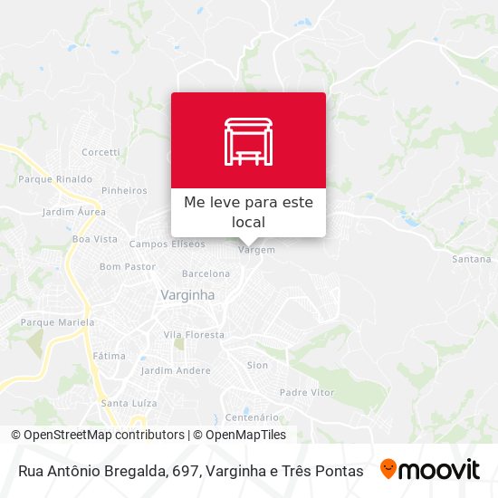 Rua Antônio Bregalda, 697 mapa