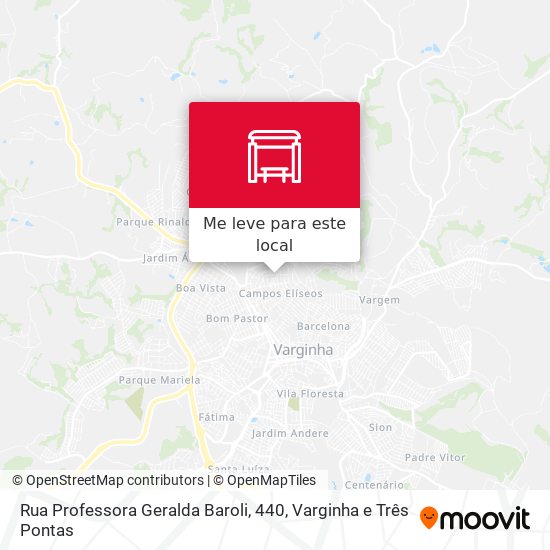 Rua Professora Geralda Baroli, 440 mapa