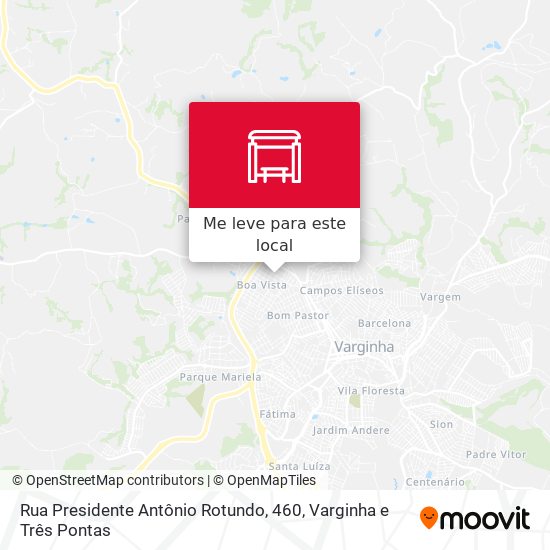 Rua Presidente Antônio Rotundo, 460 mapa