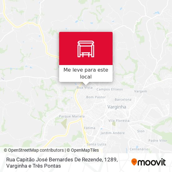 Rua Capitão José Bernardes De Rezende, 1289 mapa