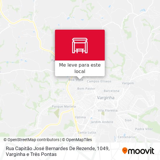 Rua Capitão José Bernardes De Rezende, 1049 mapa