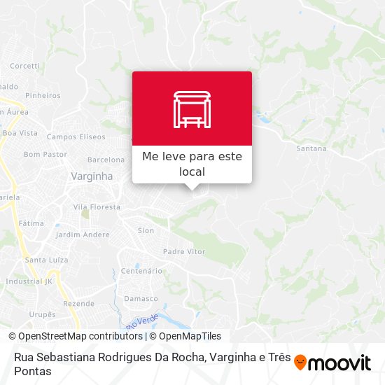 Rua Sebastiana Rodrigues Da Rocha mapa